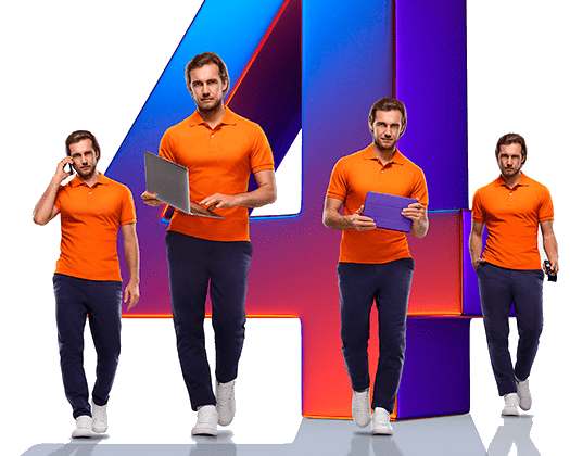 Великолепная четверка Ростелеком в посёлок Добровольный (Республика Мордовия)